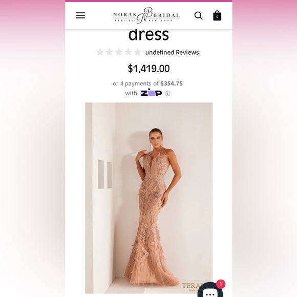 BEAUTIFUL TERANI COUTURE evening gown - Picture 4 of 4